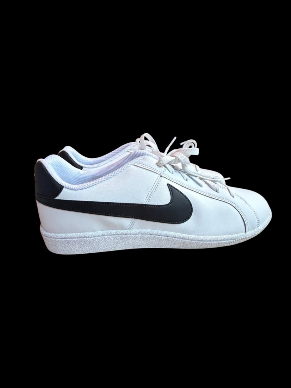 Nike Court Royale Men’s Sneakers – White/Black – Size 13